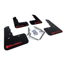 Load image into Gallery viewer, Rally Armor 17-22 Honda Civic Type R Black Mud Flap Red Altered Font Logo - Side View