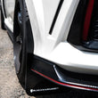 Load image into Gallery viewer, Rally Armor 17-22 Honda Civic Type R Black UR Mud Flap w/Red Logo - Back View