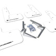 Load image into Gallery viewer, Rally Armor 17-22 Honda Civic Type R White UR Mud Flap w/Black Logo - Main Product View