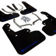 Load image into Gallery viewer, Rally Armor 17-23 Subaru Impreza 4D/5D Black UR Mud Flap w/Blue Logo - Main Product View