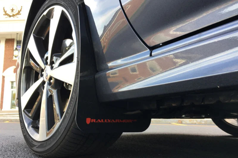 Rally Armor 17-23 Subaru Impreza 4D/5D Black UR Mud Flap w/Red Logo - Additional View 7