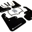 Load image into Gallery viewer, Rally Armor 17-23 Subaru Impreza 4D/5D Black UR Mud Flap w/White Logo - Main Product View