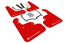 Load image into Gallery viewer, Rally Armor 17-23 Subaru Impreza 4D/5D Red UR Mud Flap w/White Logo - Main Product View