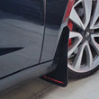 Load image into Gallery viewer, Rally Armor 17-23 Tesla Model 3 Black UR Mud Flap w/Dark Grey Logo - Side View