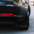 Load image into Gallery viewer, Rally Armor 17-23 Tesla Model 3 Black UR Mud Flap w/Dark Grey Logo - Back View
