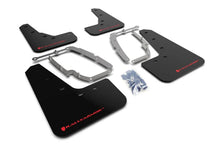 Load image into Gallery viewer, Rally Armor 17-23 Tesla Model 3 Black UR Mud Flap w/Red Logo - Main Product View