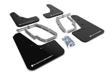 Load image into Gallery viewer, Rally Armor 17-23 Tesla Model 3 Black UR Mud Flap w/White Logo - Main Product View