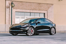 Load image into Gallery viewer, Rally Armor 17-23 Tesla Model 3 Black UR Mud Flap w/White Logo - Additional View 6