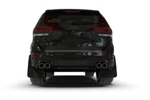 Load image into Gallery viewer, Rally Armor 18-22 Jeep Grand Cherokee SRT Trackhawk Black UR Mud Flap - White Logo - Back View