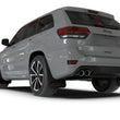 Load image into Gallery viewer, Rally Armor 18-22 Jeep Grand Cherokee SRT Trackhawk Black UR Mud Flap - White Logo - Additional View 5