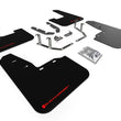 Load image into Gallery viewer, Rally Armor 18-23 Ford Fiesta ST MK8 Black UR Mud Flap w/Red Logo - Main Product View