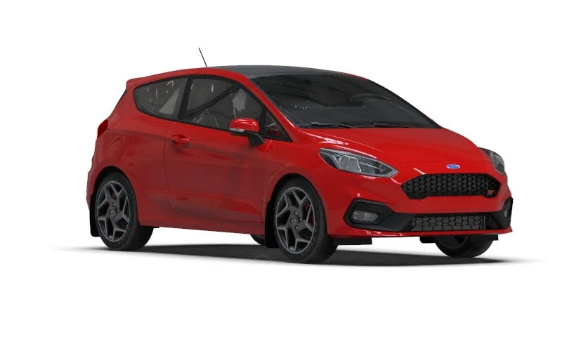 Rally Armor 18-23 Ford Fiesta ST MK8 Red UR Mud Flap w/Black Logo - Additional View 6