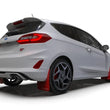 Load image into Gallery viewer, Rally Armor 18-23 Ford Fiesta ST MK8 Red UR Mud Flap w/White Logo - Detail View