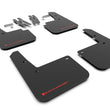 Load image into Gallery viewer, Rally Armor 18-23 Hyundai Kona Black UR Mud Flap Red Logo - Main Product View