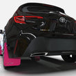 Load image into Gallery viewer, Rally Armor 18-23 Subaru Crosstrek Pink Mud Flap BCE Logo - Back View