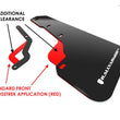 Load image into Gallery viewer, Rally Armor 18-23 Subaru Crosstrek Red UR Mud Flap w/Black Logo - Detail View