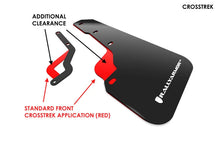 Load image into Gallery viewer, Rally Armor 18-23 Subaru Crosstrek Red UR Mud Flap w/Black Logo - Detail View