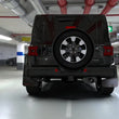 Load image into Gallery viewer, Rally Armor 18-25 Jeep JL Wrangler Black UR Mud Flap w/Red Logo - Additional View 5