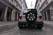Load image into Gallery viewer, Rally Armor 18-25 Jeep JL Wrangler Black UR Mud Flap w/White Logo - Additional View 5