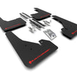 Load image into Gallery viewer, Rally Armor 18-25 Toyota Corolla Hatchback Black UR Mud Flap Red Logo - Main Product View