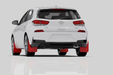 Load image into Gallery viewer, Rally Armor 19-21 Hyundai Elantra GT N Line/i30 Black UR Mud Flap w/Grey Logo - Additional View 5