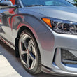 Load image into Gallery viewer, Rally Armor 19-21 Hyundai Veloster Turbo/2.0/R-Spec Black UR Mud Flap w/Dark Grey Logo - Side View