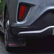 Load image into Gallery viewer, Rally Armor 19-21 Hyundai Veloster Turbo/2.0/R-Spec Red UR Mud Flap w/White Logo - Installation View