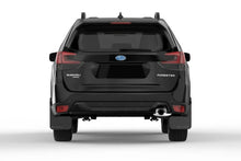 Load image into Gallery viewer, Rally Armor 19-21 Subaru Forester Black UR Mud Flap w/ Grey Logo - Installation View