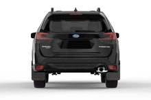 Load image into Gallery viewer, Rally Armor 19-21 Subaru Forester Black UR Mud Flap w/ Orange Logo - Installation View