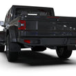 Load image into Gallery viewer, Rally Armor 19-24 Jeep JT Gladiator (Mojave/Rubicon) Black Mud Flap w/Army Green Logo - Side View
