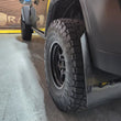Load image into Gallery viewer, Rally Armor 19-24 Jeep JT Gladiator (Mojave/Rubicon) Black Mud Flap w/Army Green Logo - Additional View 6