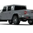 Load image into Gallery viewer, Rally Armor 19-24 Jeep JT Gladiator (Mojave/Rubicon) Black Mud Flap w/Army Green Logo - Additional View 8