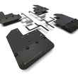 Load image into Gallery viewer, Rally Armor 19-24 Jeep JT Gladiator (Mojave/Rubicon) Black Mud Flap w/Grey Logo - Main Product View