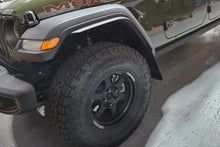 Load image into Gallery viewer, Rally Armor 19-24 Jeep JT Gladiator (Mojave/Rubicon) Black Mud Flap w/Grey Logo - Additional View 7