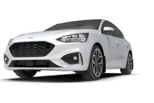 Load image into Gallery viewer, Rally Armor 19-25 Ford Focus ST MK4 Black UR Mud Flap w/Blue Logo - Installation View