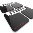 Load image into Gallery viewer, Rally Armor 19-25 GMC Sierra 1500 AT4 Black UR Mud Flap w/ Red Logo - Main Product View