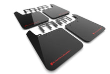 Load image into Gallery viewer, Rally Armor 19-25 GMC Sierra 1500 AT4 Black UR Mud Flap w/ Red Logo - Main Product View