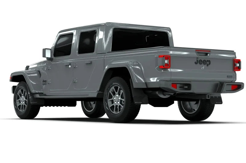 Rally Armor 19-25 Jeep Gladiator JT (Incl. Overland/Sport/Sport S) Black Mud Flap w/Red Logo - Additional View 5
