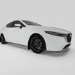 Load image into Gallery viewer, Rally Armor 19-25 Mazda3 Hatchback Black UR Mud Flap w/Dark Grey Logo - Installation View