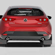 Load image into Gallery viewer, Rally Armor 19-25 Mazda3 Hatchback Black UR Mud Flap w/Red Logo - Additional View 6