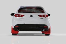 Load image into Gallery viewer, Rally Armor 19-25 Mazda3 Hatchback Black UR Mud Flap w/White Logo - Side View