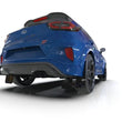Load image into Gallery viewer, Rally Armor 20-25 Ford Puma ST Black Mud Flap w/Blue Logo - Back View