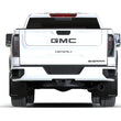 Load image into Gallery viewer, Rally Armor 20-25 GMC Sierra 2500/3500 HD Denali Black Mud Flap w/Metallic Black Logo - Installation View