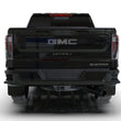 Load image into Gallery viewer, Rally Armor 20-25 GMC Sierra 2500/3500 HD Denali Black Mud Flap w/White Logo - Side View