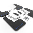 Load image into Gallery viewer, Rally Armor 20-25 Hyundai Venue Black Mud Flap Blue Logo - Main Product View