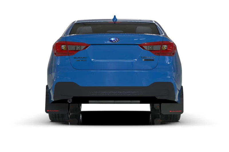 Rally Armor 20-25 Subaru Legacy Black UR Mud Flap w/Grey Logo - Side View