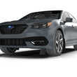 Load image into Gallery viewer, Rally Armor 20-25 Subaru Legacy Black UR Mud Flap w/Red Logo - Installation View