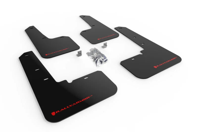 Rally Armor 20-25 Subaru Outback Black UR Mud Flap w/Red Logo - Main Product View