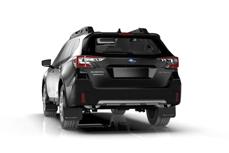 Rally Armor 20-25 Subaru Outback Black UR Mud Flap w/Red Logo - Back View