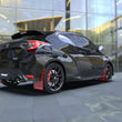 Load image into Gallery viewer, Rally Armor 20-25 Toyota GR Yaris Red Mud Flap w/White Logo - Additional View 5